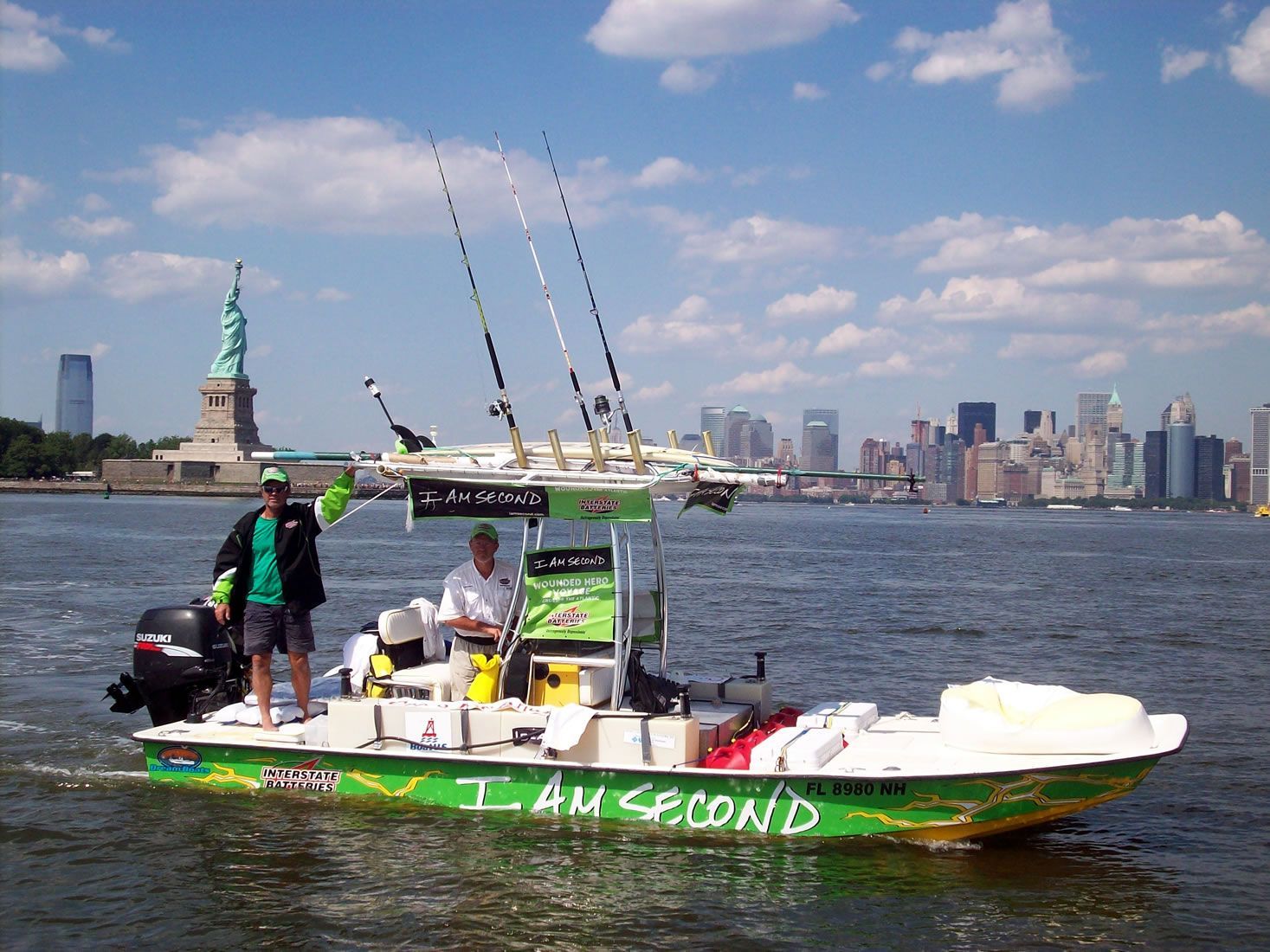 The First Flats Boat to Cross The Atlantic Ocean Unassisted, world record set by Ralph Brown and Robert Brown
