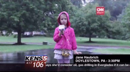 Youngest TV reporter: Five-year-old Jane Haubrich sets world record (Video)