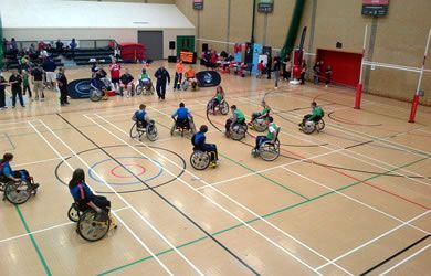 
  Longest wheelchair rugby league match: UK players set world record