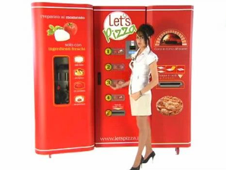 First pizza vending machine: Let's Pizza sets world record (VIDEO)