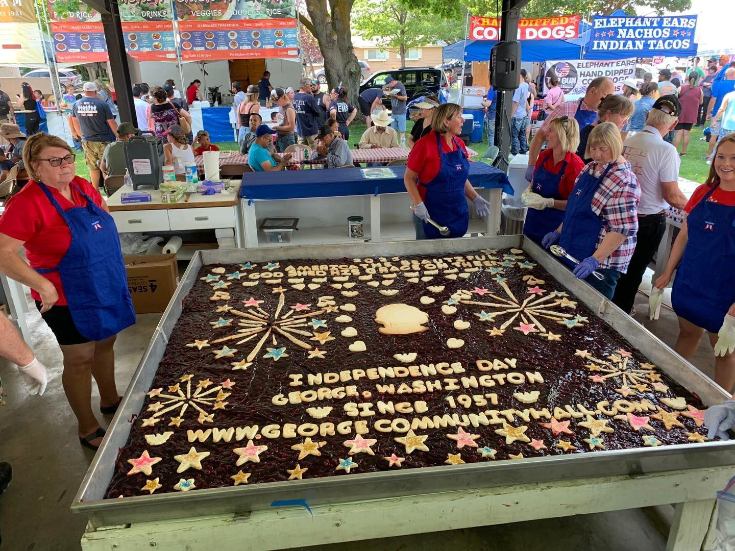 Largest cherry pie: George, Washington sets world record (VIDEO) 