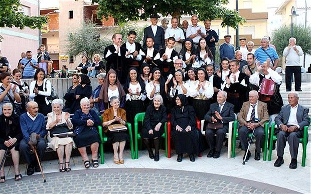  Oldest family: Sardinian family sets world record