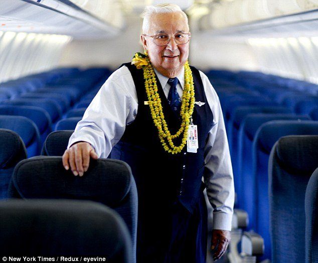 Ron Akana longest career as a flight attendant