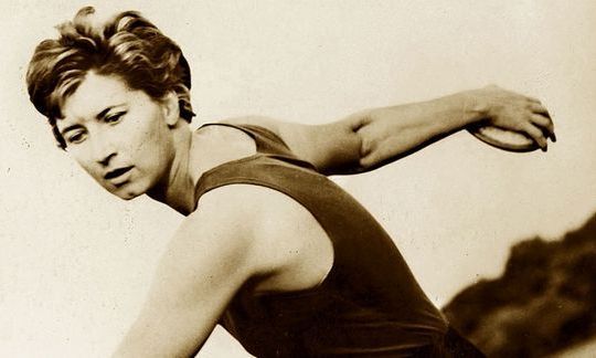 First track and field athlete to compete at six Olympic games: Lia Manoliu
