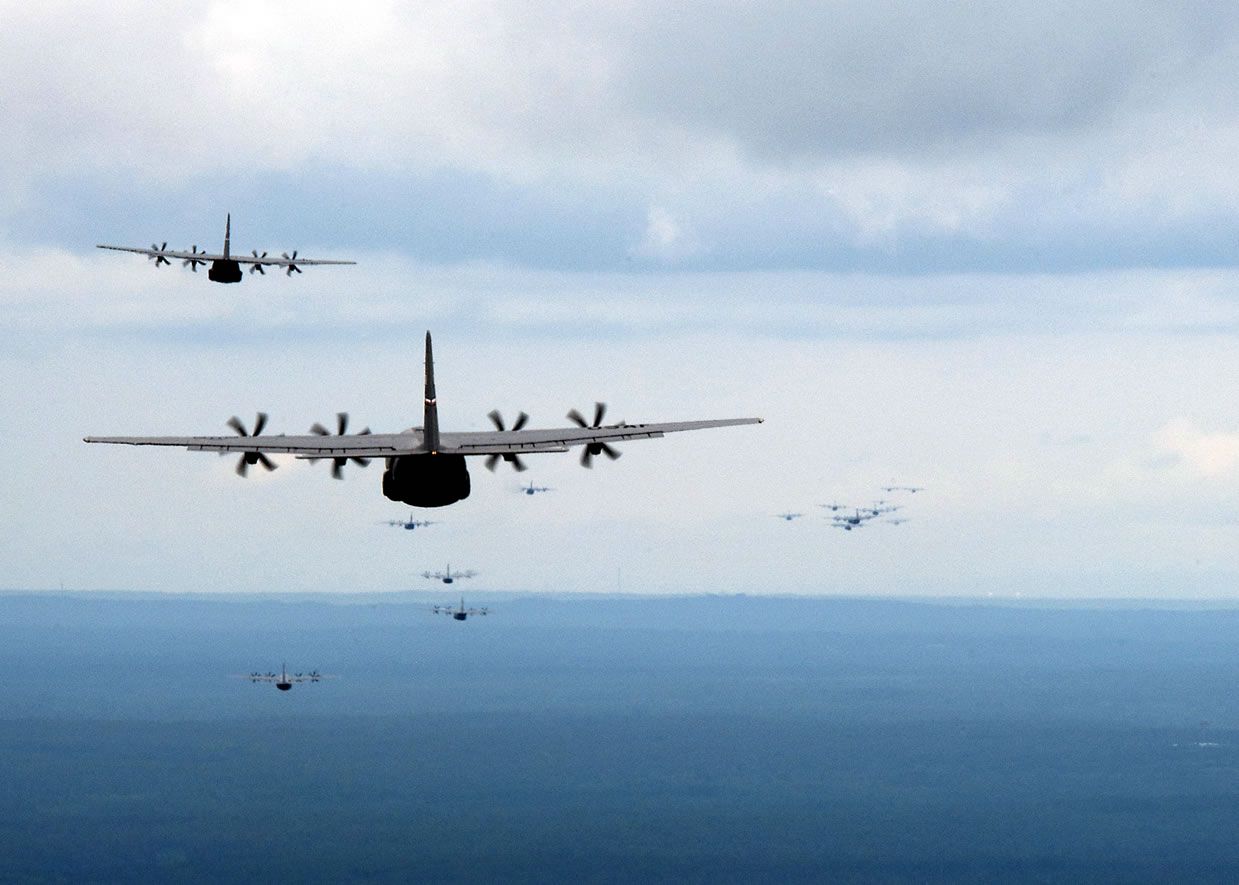 Largest C-130J formation: Military training exercise breaks Guinness world record