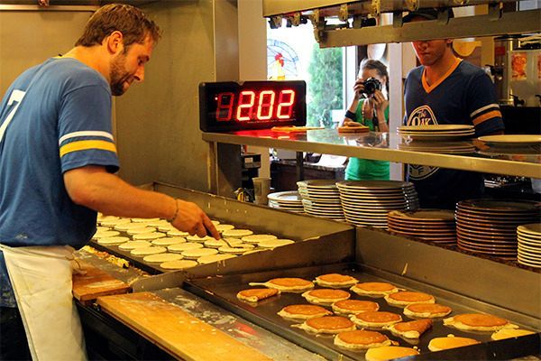 Most pancakes made in one hour: Ross McCurdy 