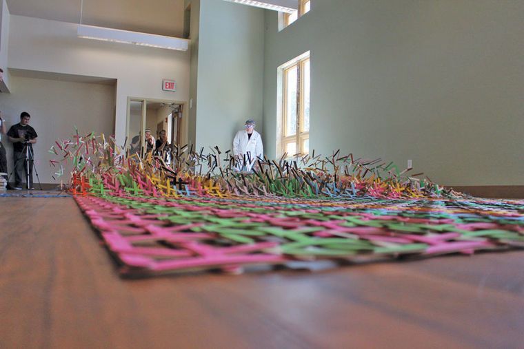 Largest stick bomb: Lakeview Library breaks Guinness World Records' record (VIDEO) 
