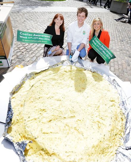  Largest gluten-free potato pancake: Coeliac Awareness Week sets world record 