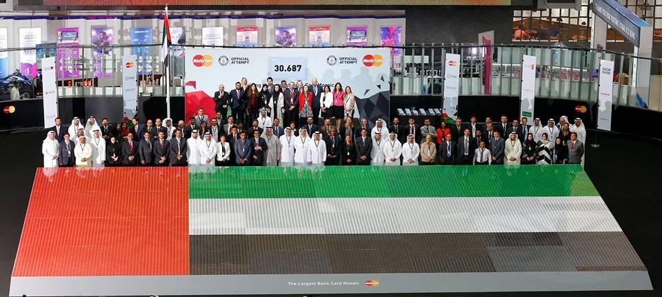 Largest bank card mosaic: MasterCard breaks Guinness World Records record
