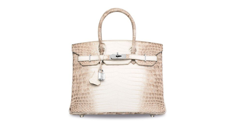 Most expensive handbag sold at auction: Hermes Birkin