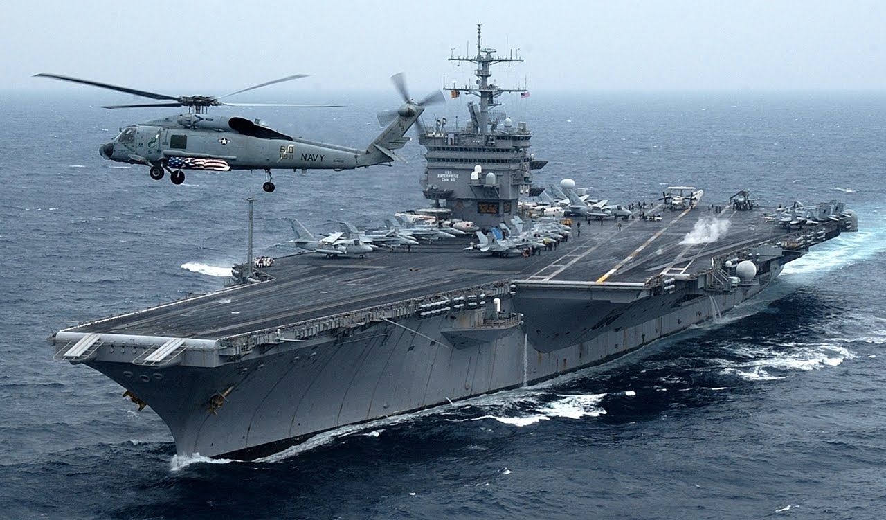 Discover Enterprise! The first nuclear-powered aircraft carrier ...