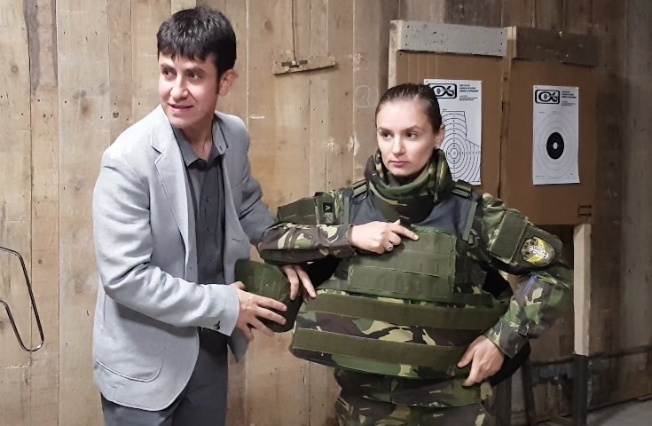 World's first bulletproof vest for women, world record in Romania