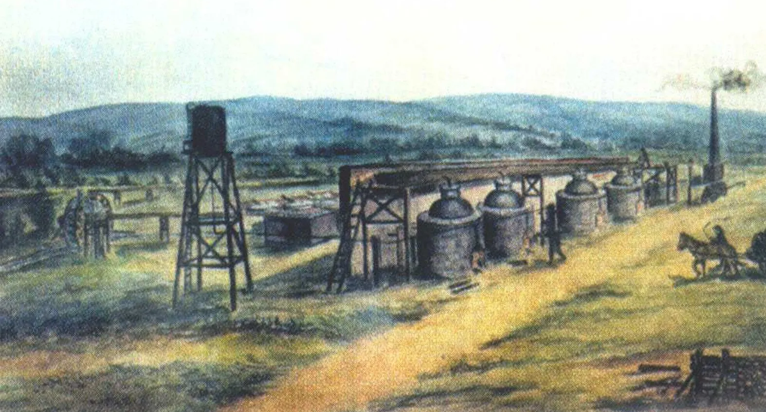 
World's first oil refinery: the city of Ploiesti