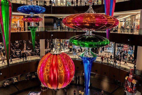 Largest Christmas bauble ornament: The Dubai Mall