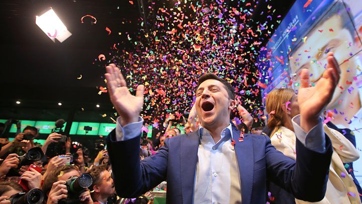 Volodymyr Zelenskiy, who was elected president of Ukraine,  did no face-to-face campaigning, made no speeches, held no  rallies, eschewed travel across the country, gave no press conferences,  avoided in-depth interviews with independent journalists and, until the  last day of campaigning, did not debate; he ran the world’s first successful presidential campaign that was entirely virtual, according to the World Record Academy.