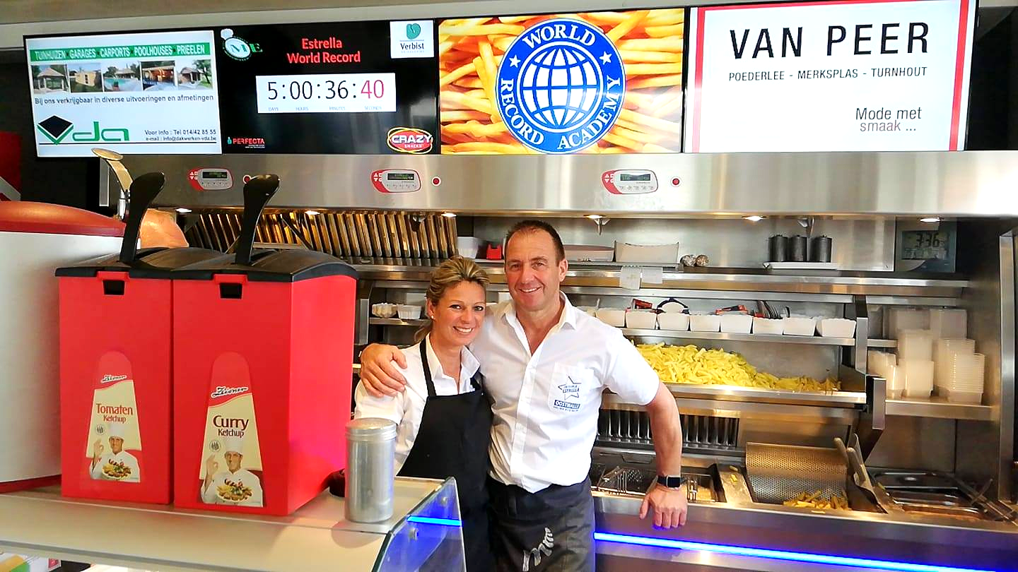 
Longest French Fries Cooking Marathon: Luc Driesen