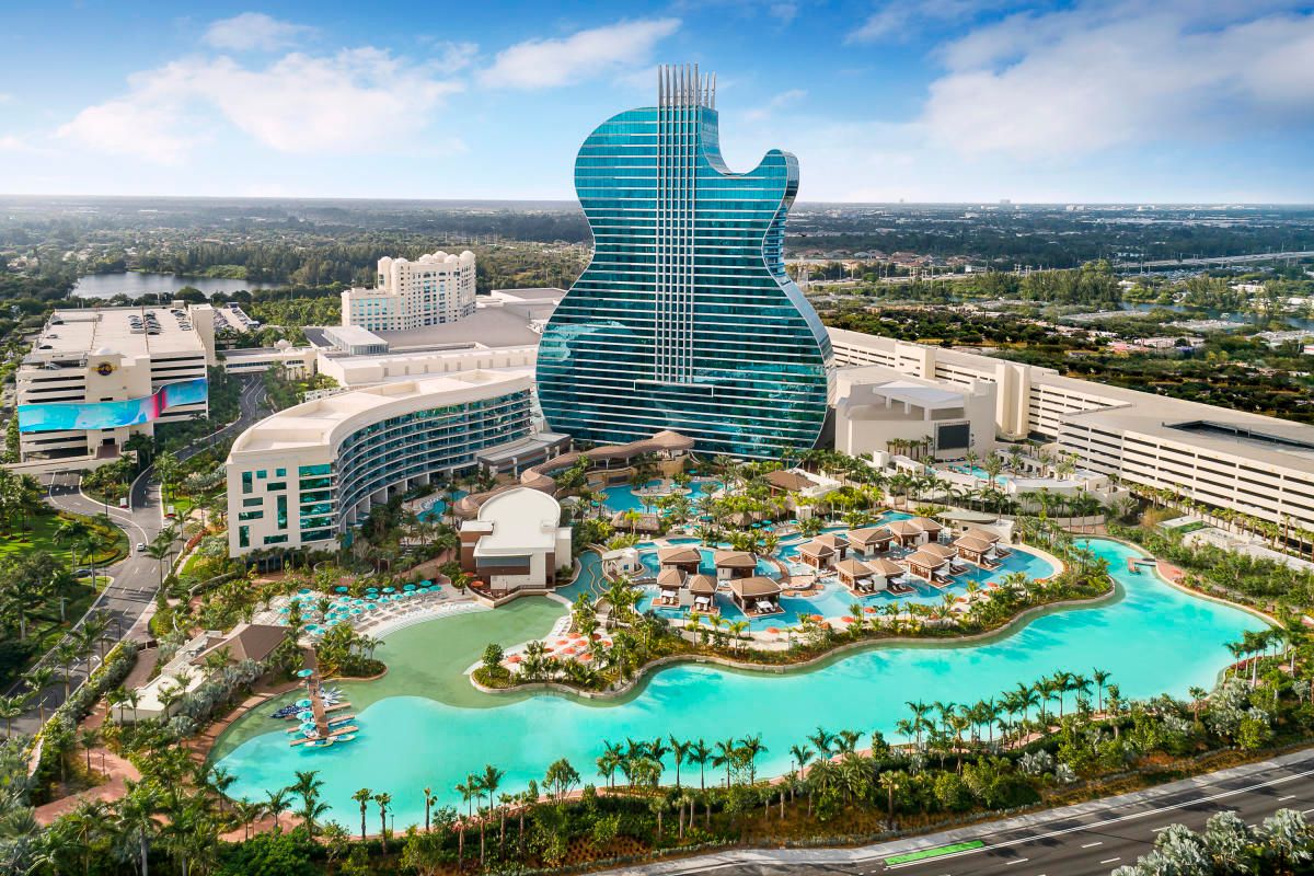 
World's First Guitar-shaped Hotel: The Seminole Hard Rock Hotel & Casino