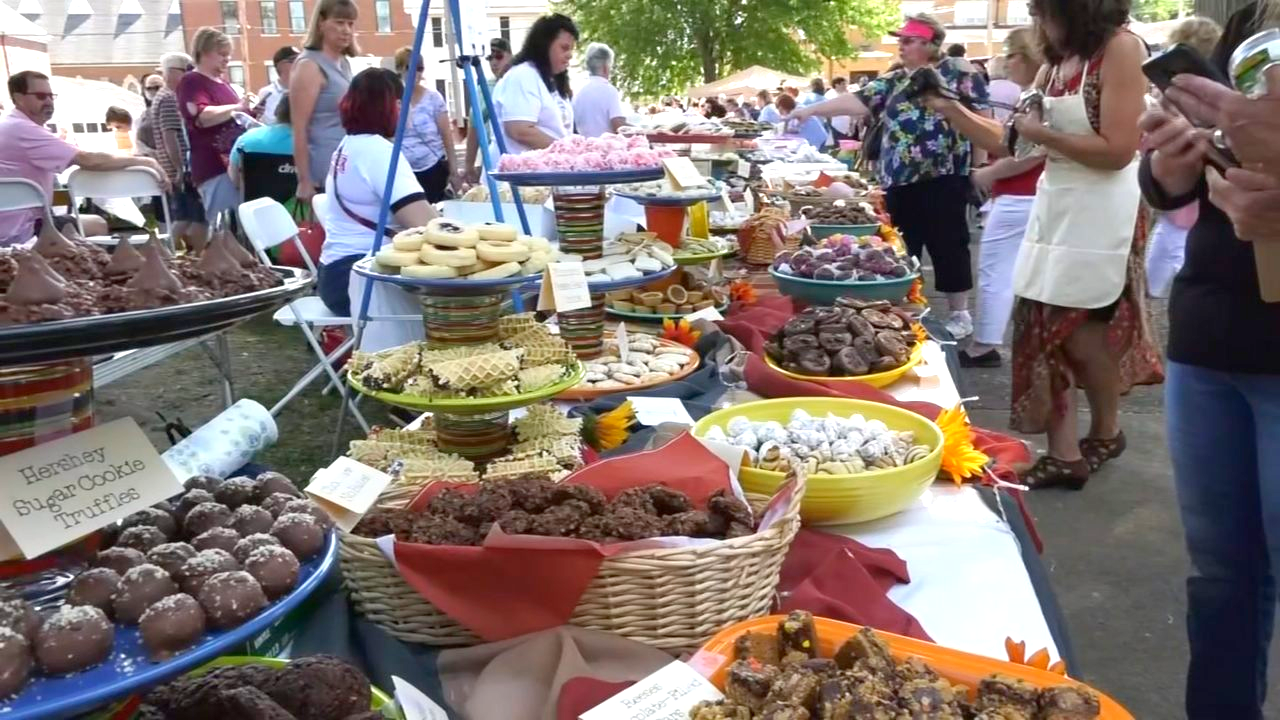 As part of its 250th birthday celebration,  The Monongahela Areas Historical Society set a World Record for the largest wedding cookie table, with  over 50,000 cookies, according to the World Record Academy.