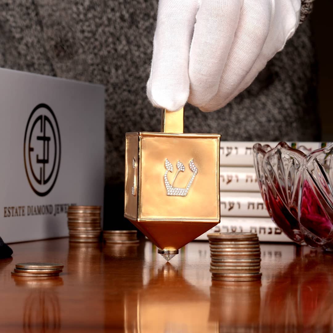 Most valuable dreidel: world record set by The Estate Diamond Jewelry