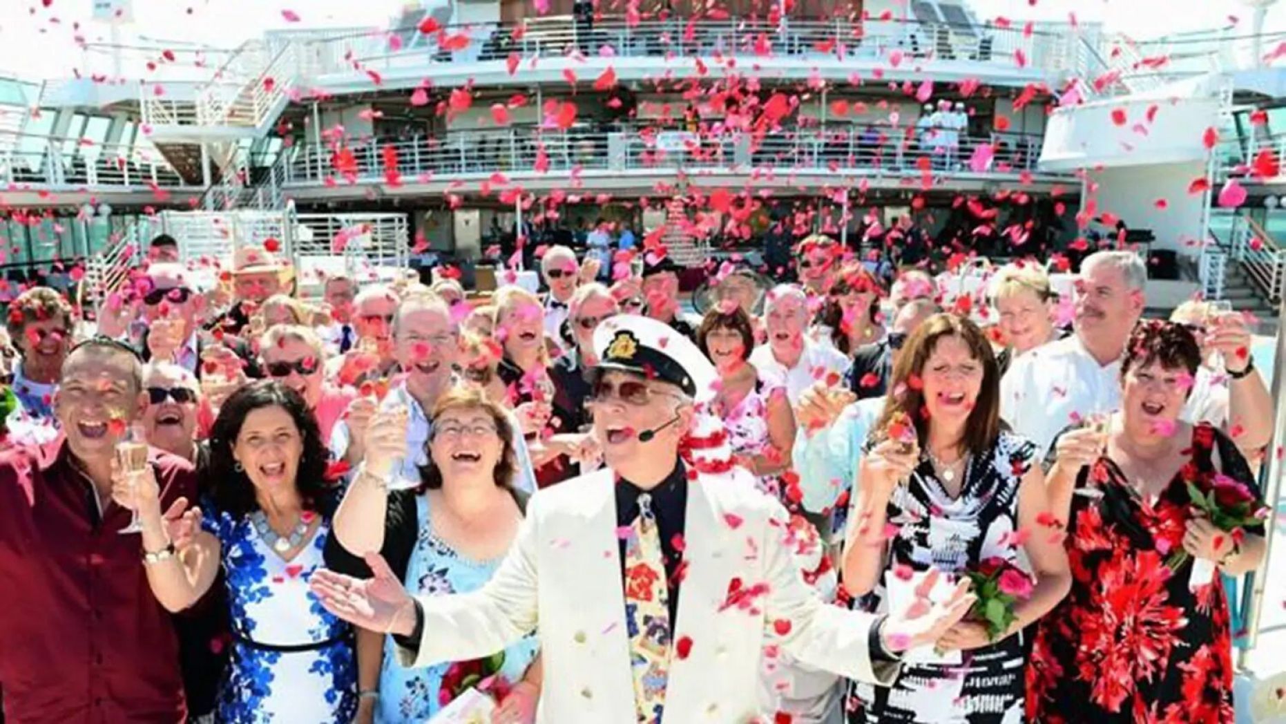 Largest multi-location vow renewal ceremony: Princess Cruises sets world record