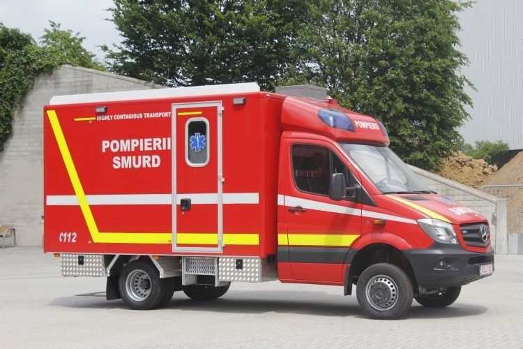 World's first ambulance for the transport of coronavirus patients, world record in Cluj, Romania