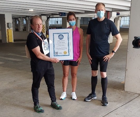 Fastest time to climb or descend One Million Stairs: James C. Wigginton sets world record