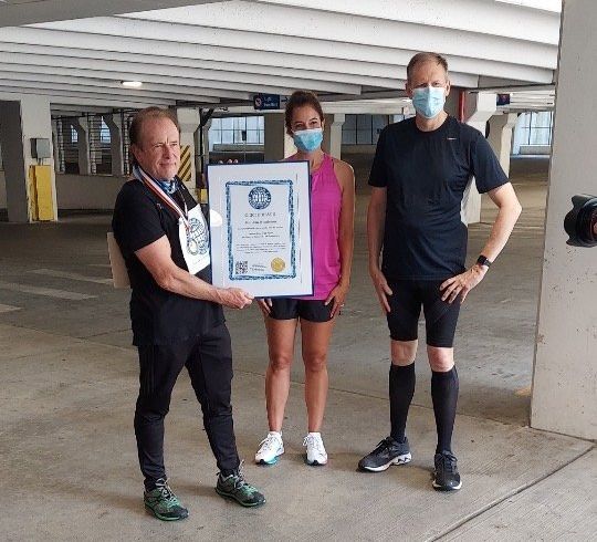 Fastest time to climb or descend One Million Stairs: James C. Wigginton sets world record