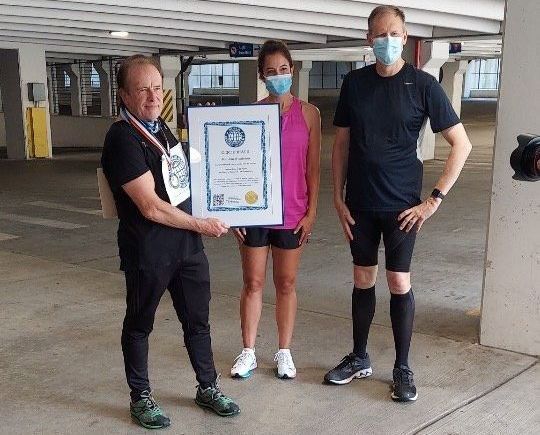 Fastest time to climb or descend One Million Stairs: James C. Wigginton sets world record