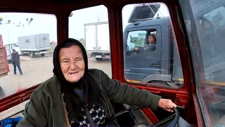 Oldest tractor driver (female): world record set by Dumitra Andrei aka Aunt Mitza