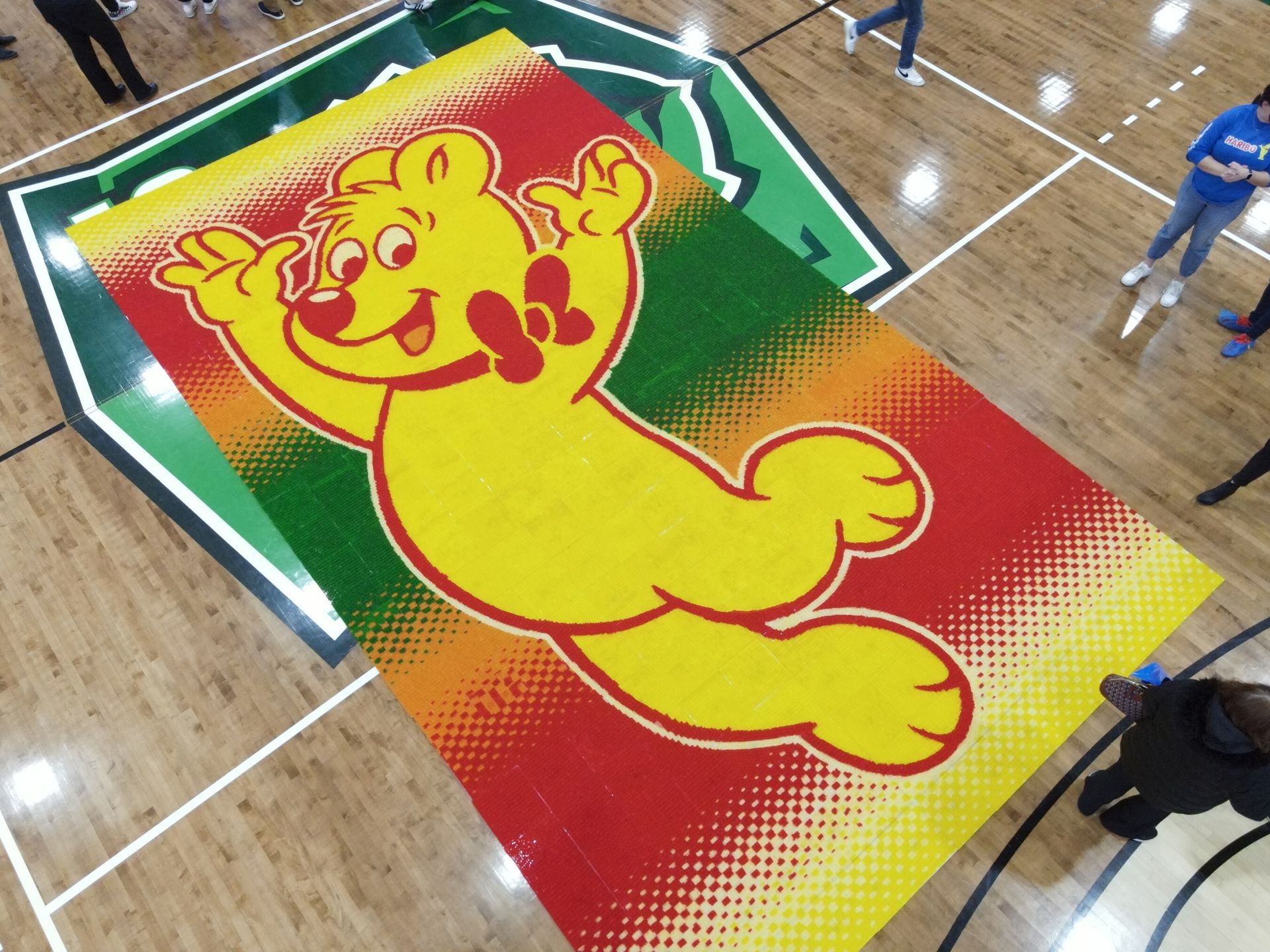 World's Largest Gummy Candy Mosaic, world record in Kenosha, Wisconsin