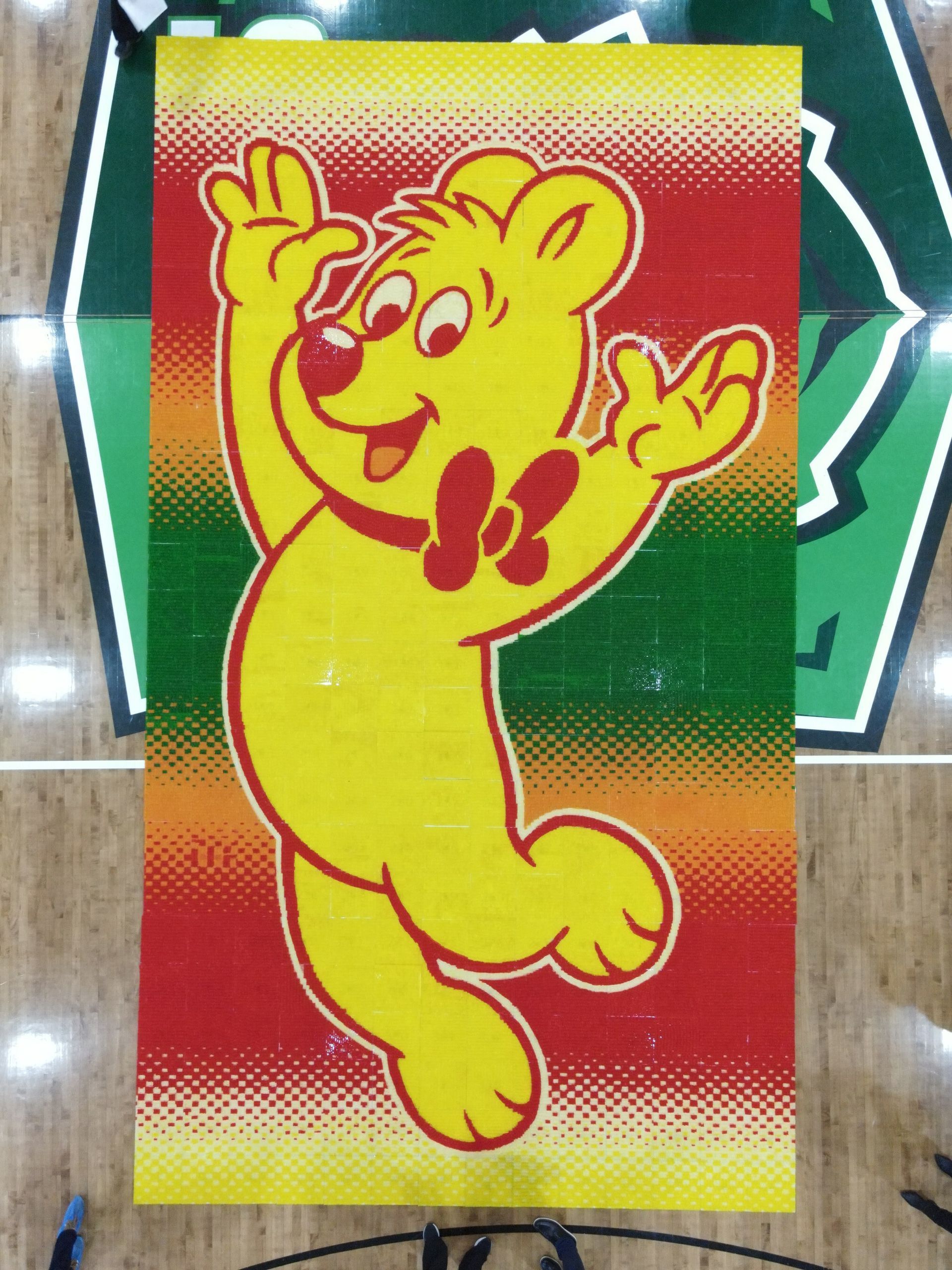 World's Largest Gummy Candy Mosaic, world record in Kenosha, Wisconsin