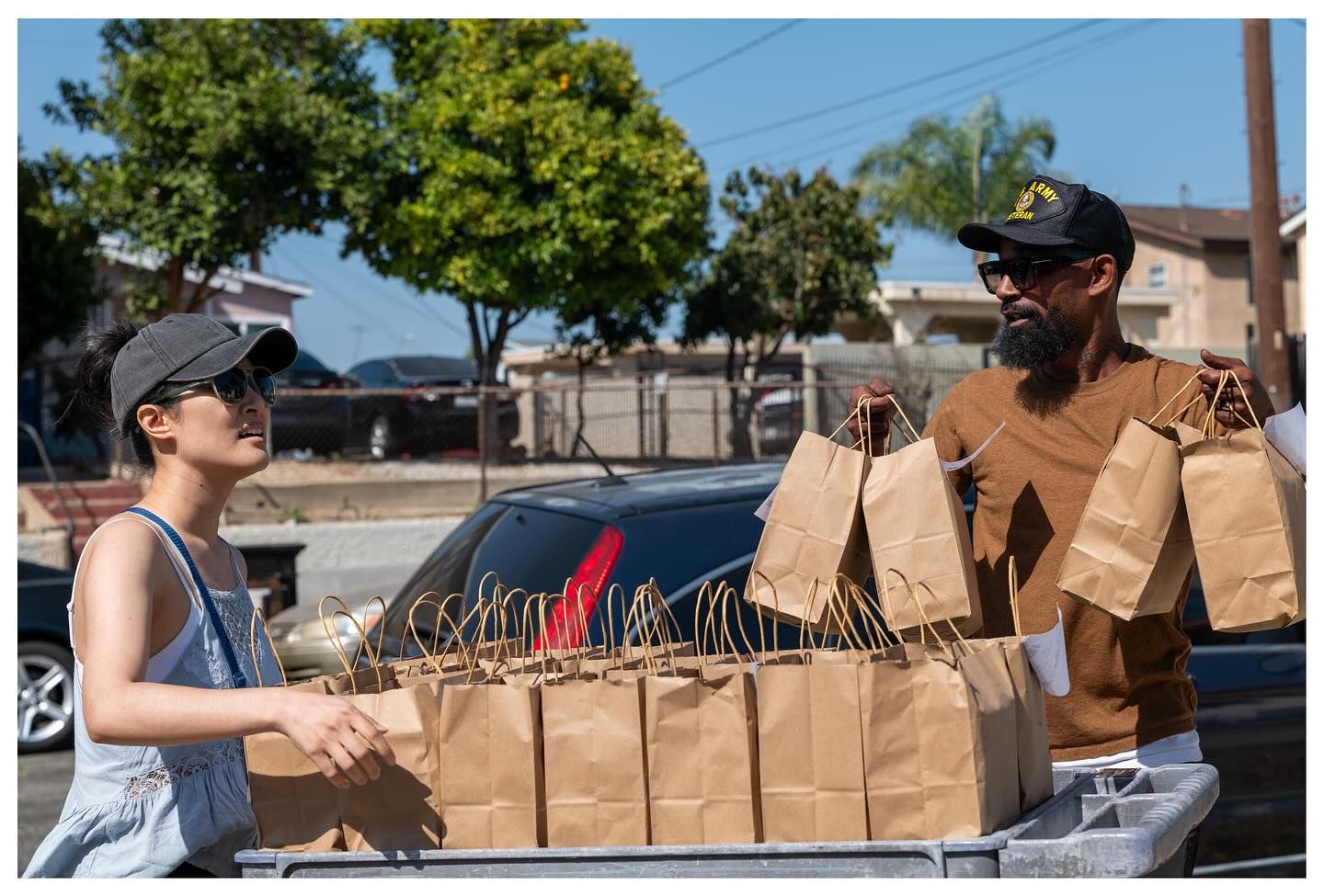 
Most community vegan meals served in an hour, world record in Los Angeles, California