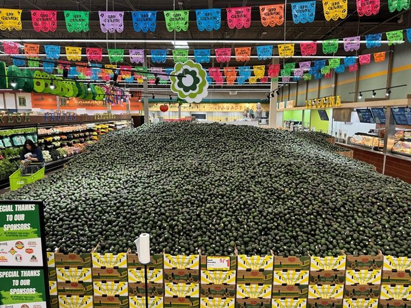 World’s Largest Avocado Display, world record in Dallas, Texas World’s Largest Avocado Display, world record in Dallas, Texas