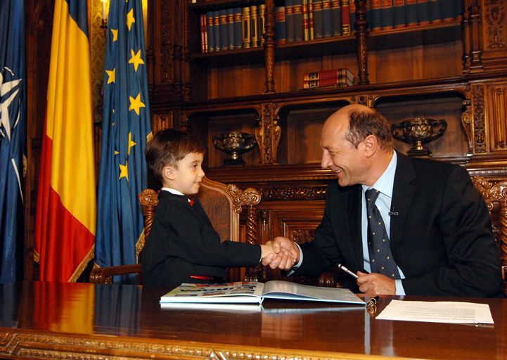 Youngest President - world record set by Razvan Gogan 