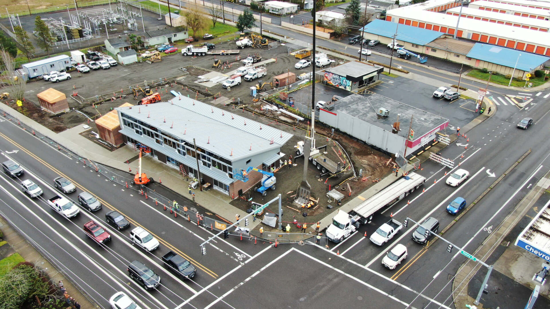 World's largest fork: world record set by the city of Fairview