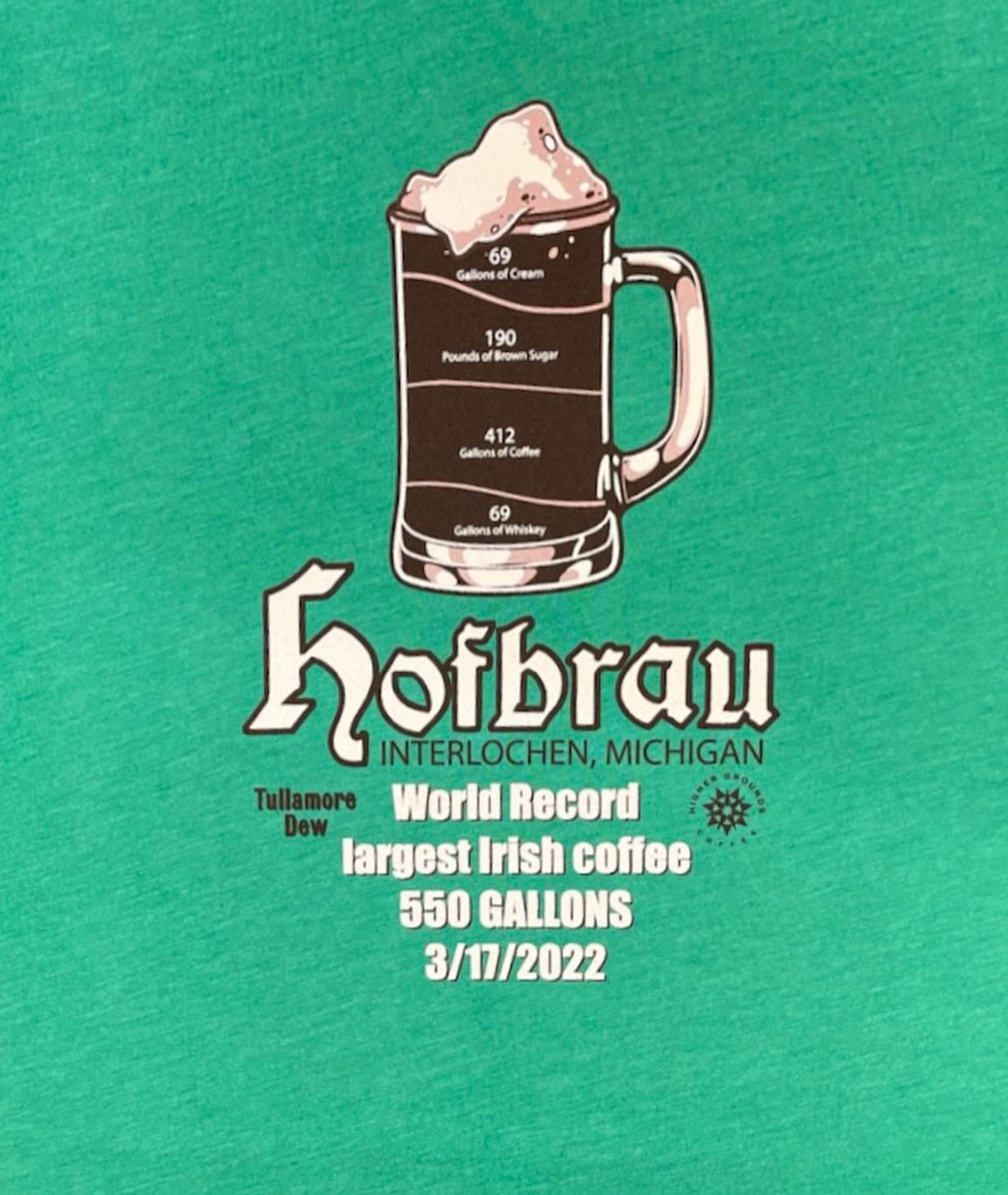 Largest Irish Coffee: Interlochen's Hofbrau sets world record