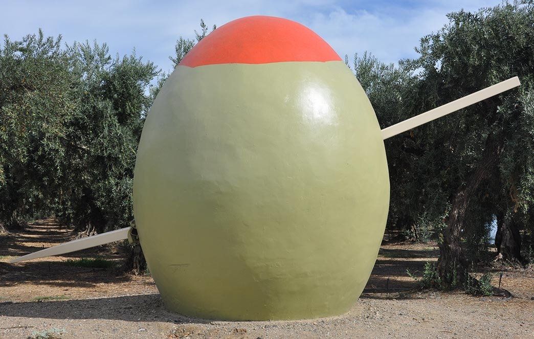 World's largest green olive: world record set in Corning, California