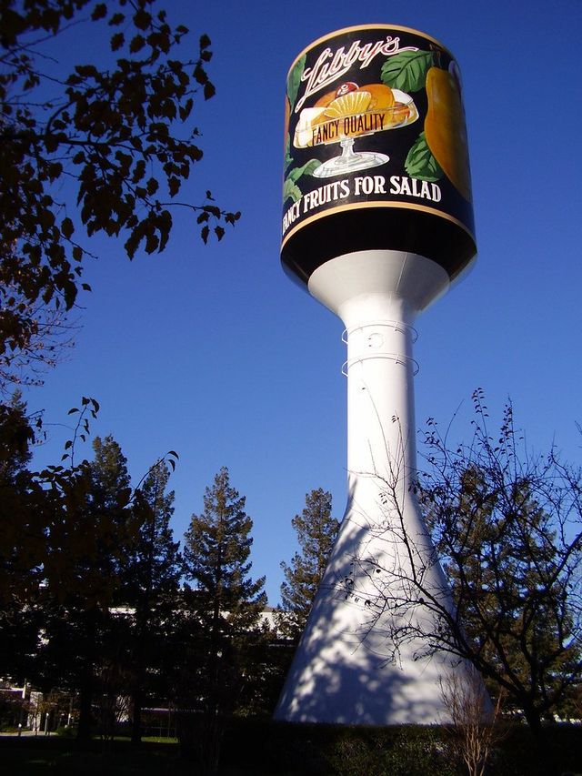 World's Largest Can of Fruit Cocktail Sculpture: world record set