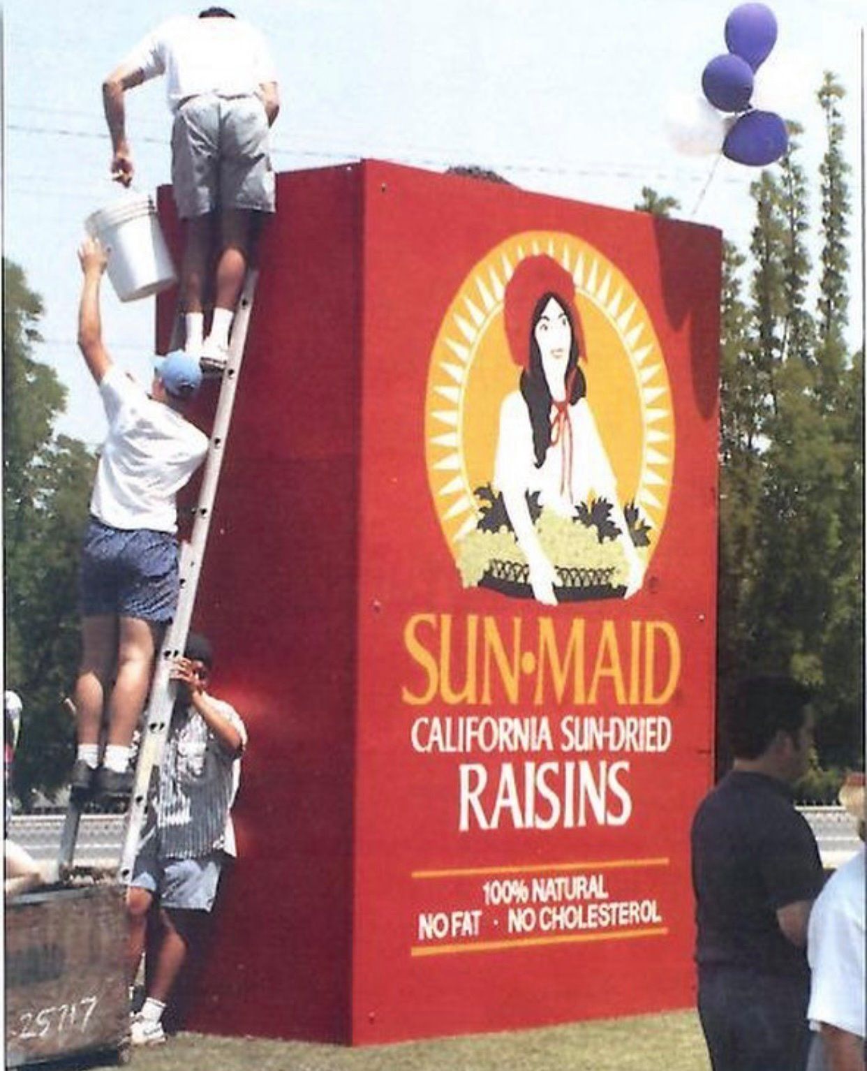 World's Largest Box of Raisins: world record set in Kingsburg, California