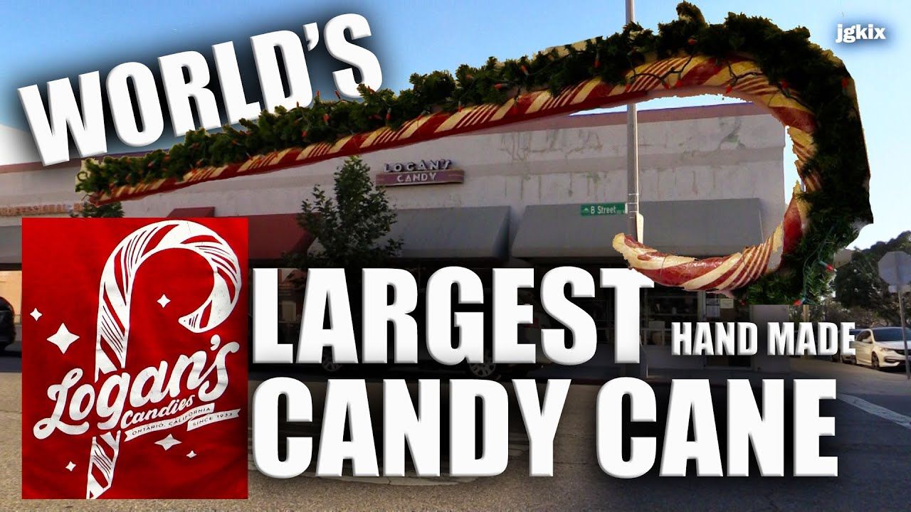 World's Largest Handmade Candy Cane: world record set in Ontario, California