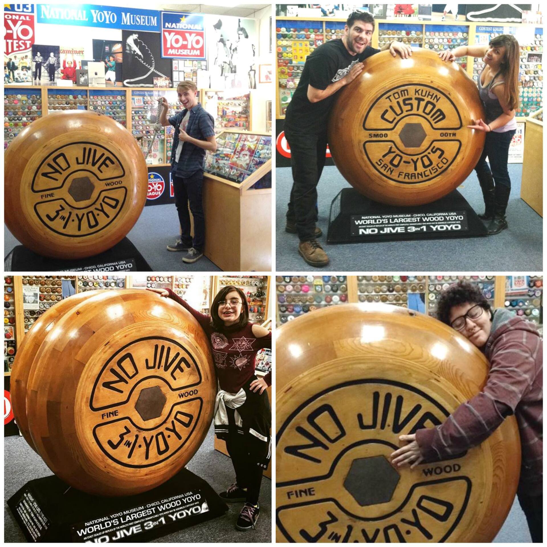 World's Largest Wooden YoYo: world record in Chico, California