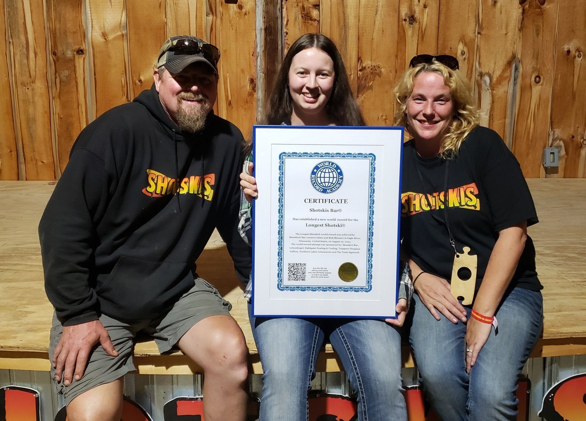 World's Longest Shotski®: world record broken in Eagle River, Wisconsin