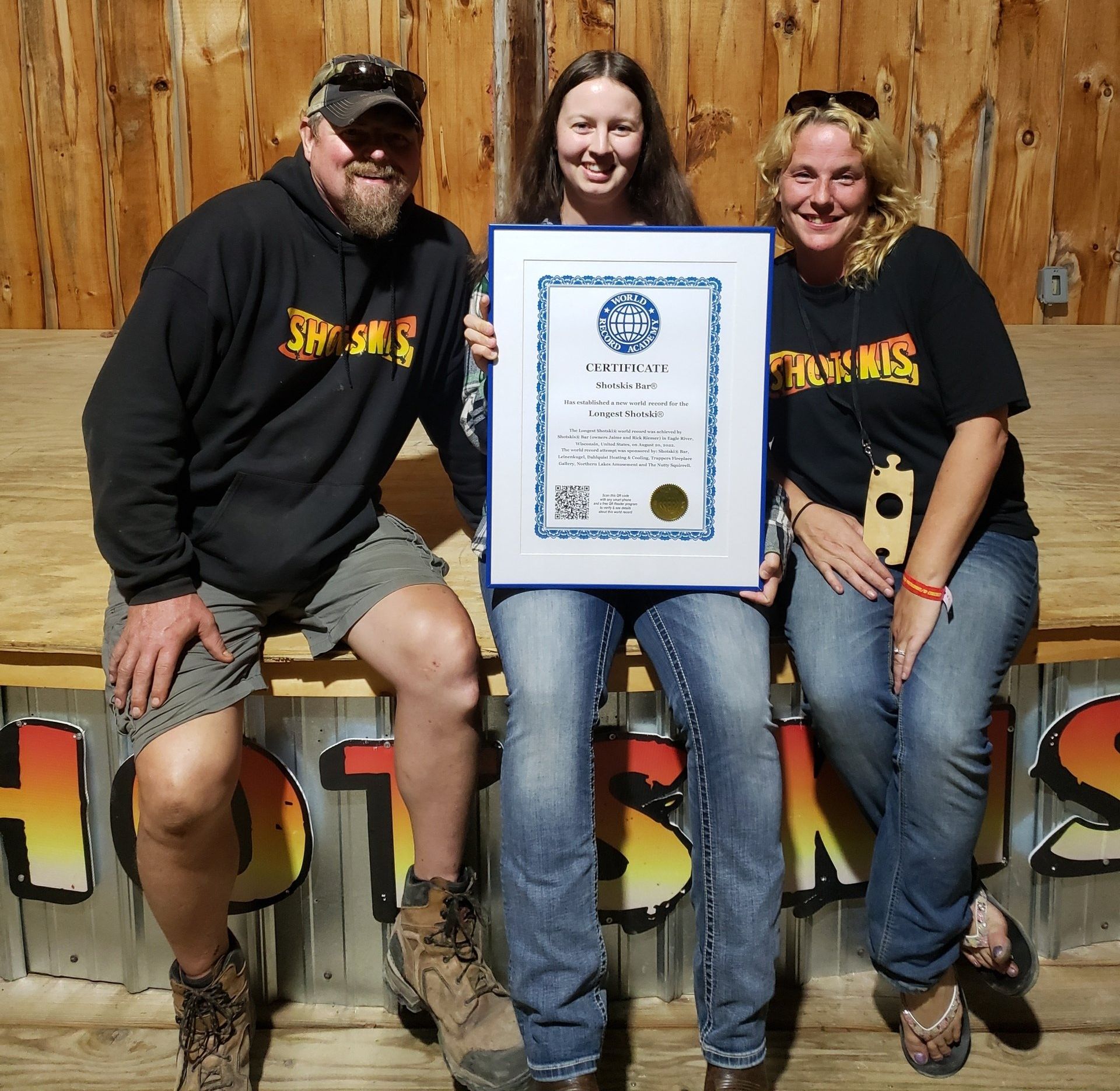 
World's Longest Shotski®: world record broken in Eagle River, Wisconsin