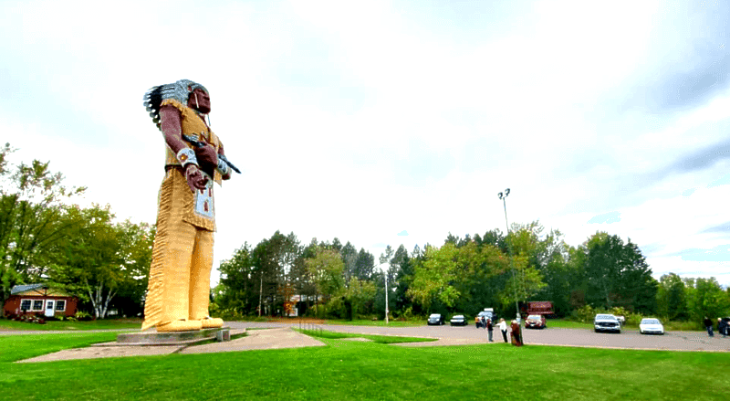 World's Largest Indian Statue: world record in Ironwood, Michigan