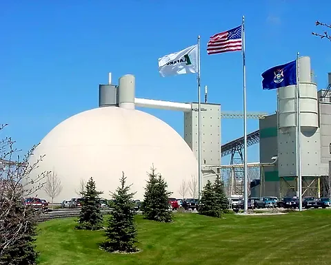 World's Largest Cement Plant: world record in Alpena, Michigan