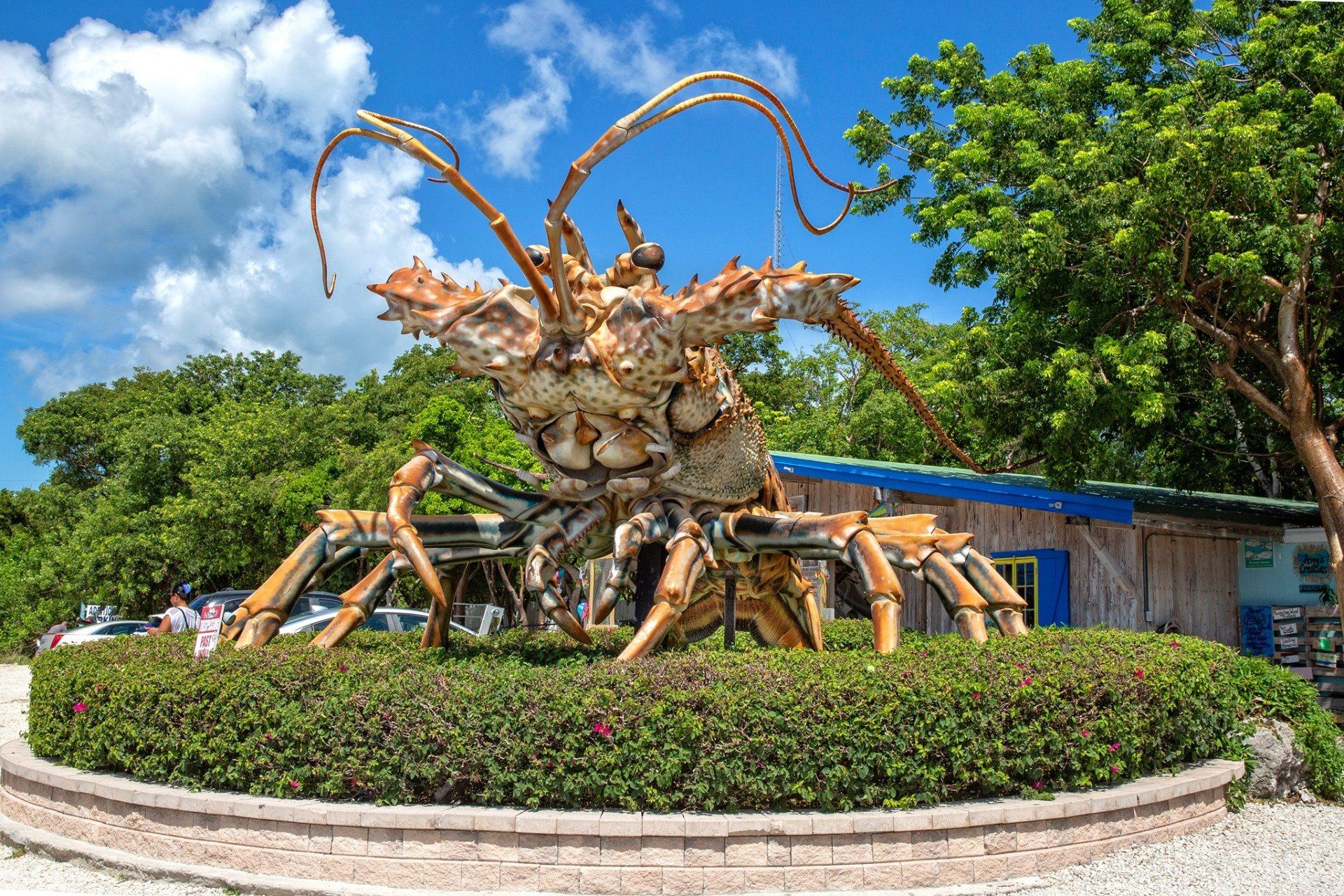 World's Largest Spiny Lobster Sculpture: world record in Islamorada, Florida