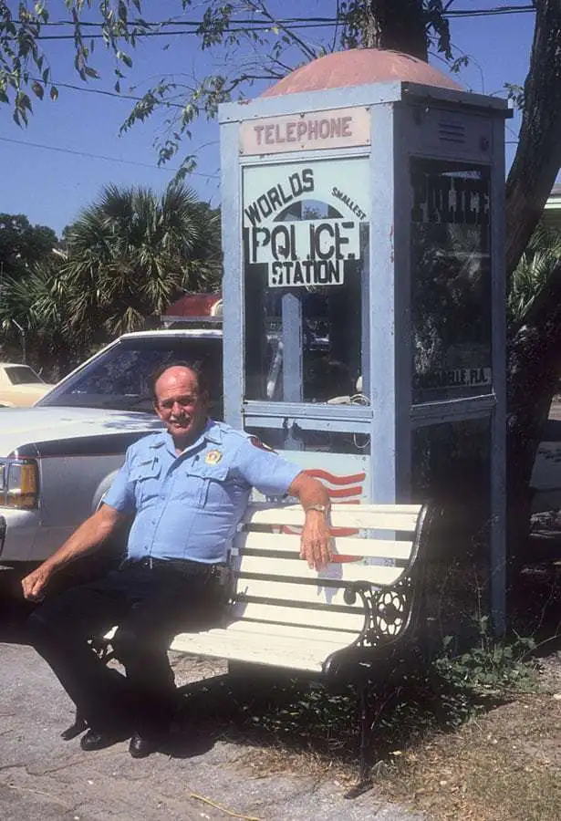 World’s Smallest Police Station: world record in Carrabelle, Florida