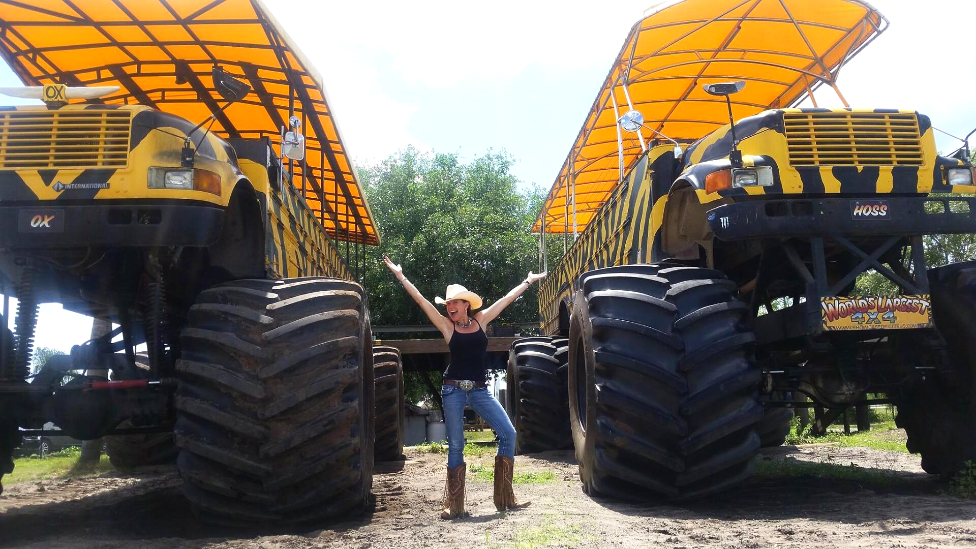 World's Largest Monster Truck Safari: world record in Clermont, Florida
