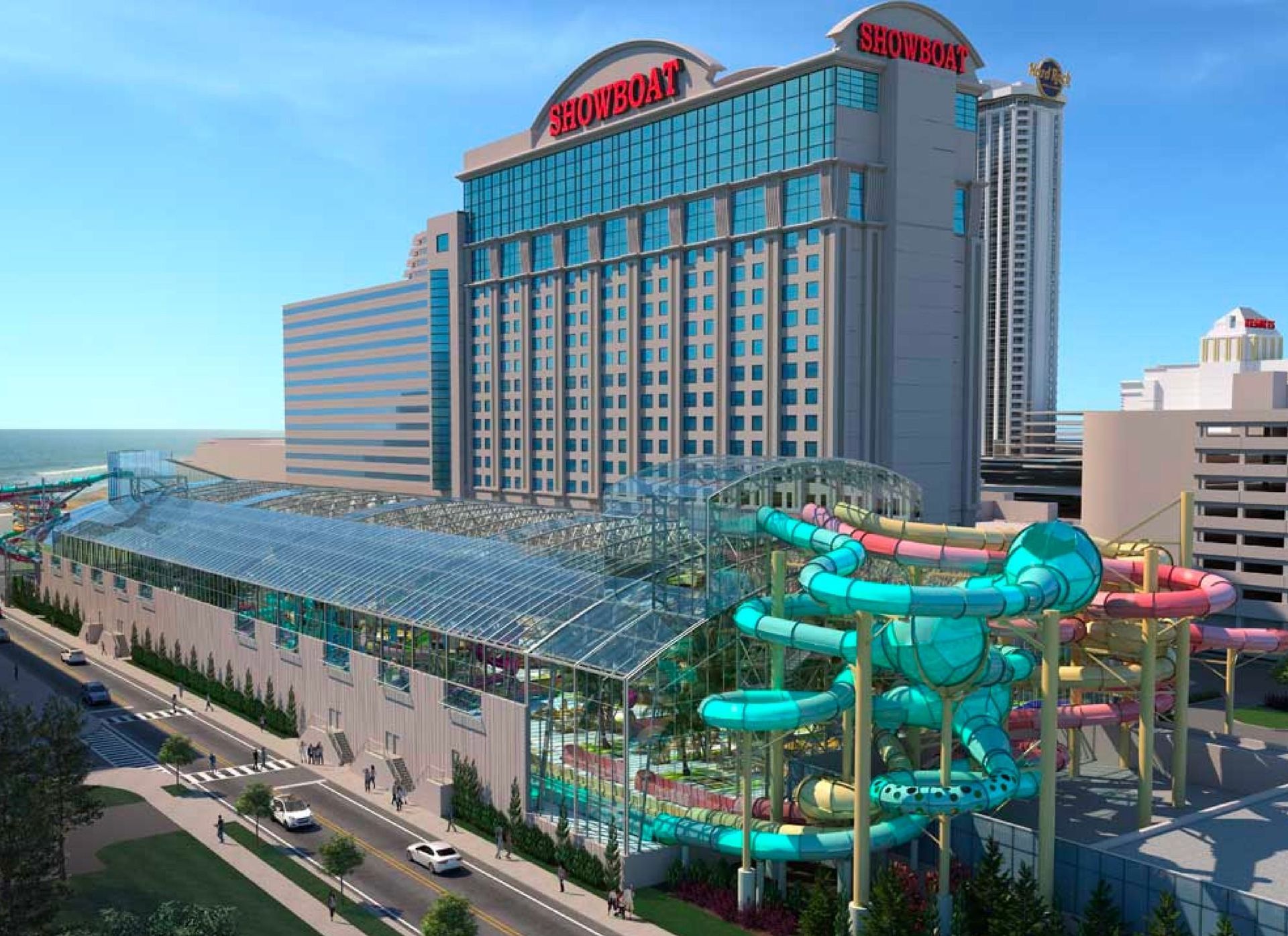  World's largest indoor beachfront waterpark: world record in Atlantic City