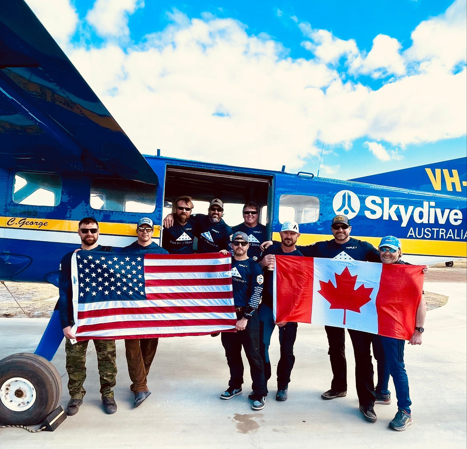 
Fastest Time To Skydive All Seven Continents: Legacy Expeditions Skydiving Team